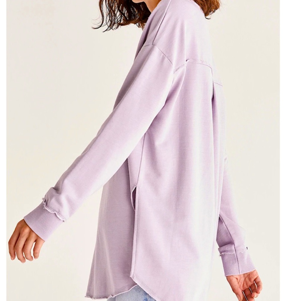 Z supply lavender weekender top